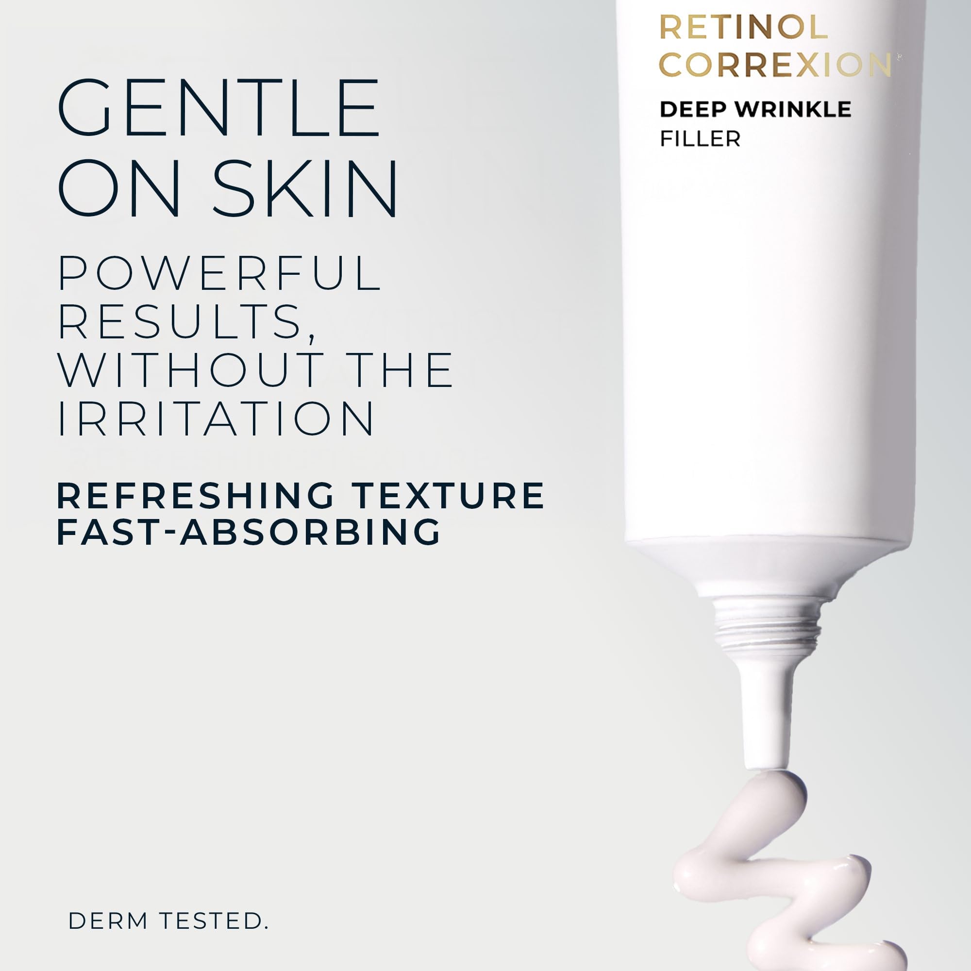 RoC Retinol Correxion Wrinkle Filler for Deep Wrinkles with Hyaluronic Acid & Retinol, Skin Care for Women and Men, 1 Fl Oz (Packaging May Vary)