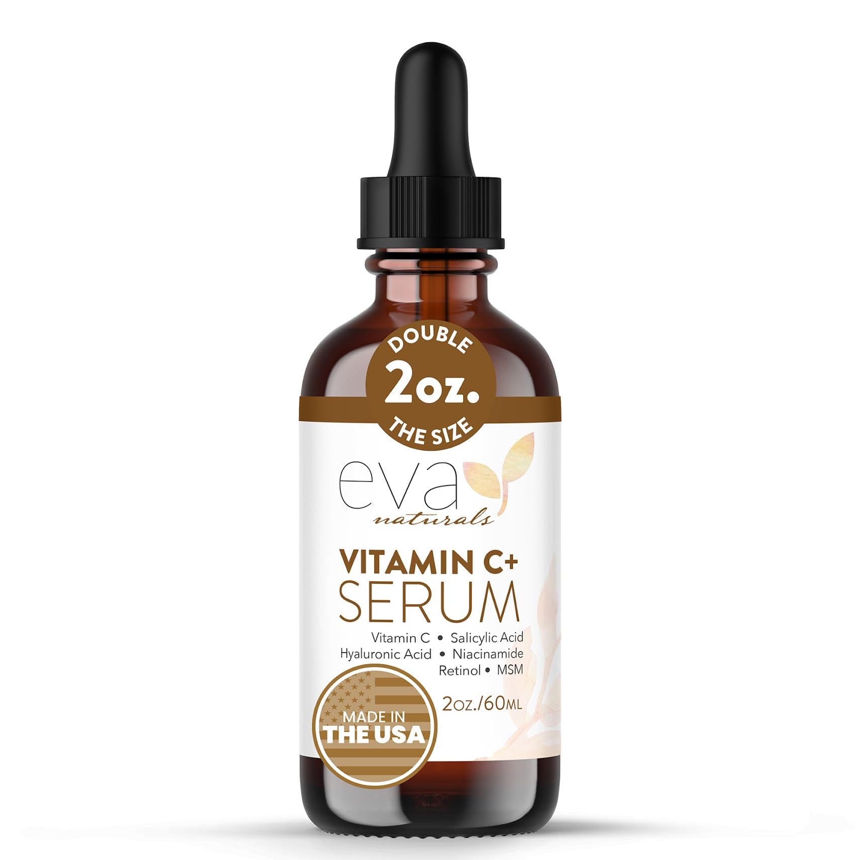 Vitamin C Serum for Face with Retinol (0.30%) & Salicylic 0.83% + Hyaluronic | Skin Refining Facial Serum for Uneven Tone, Texture & Hydration | Lightweight Daily Skincare for All Skin Types