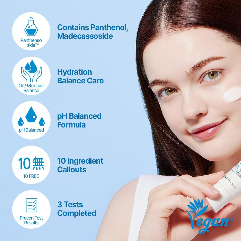 ETUDE SoonJung 2x Intensive Cream for Barrier Repair, Rich Moist, Madecassoside & Panthenol for Soothing, Face Moisturizer for Sensitive Skin, pH Balanced, Hypoallergenic, Korean Skin Care,2.02 Fl Oz
