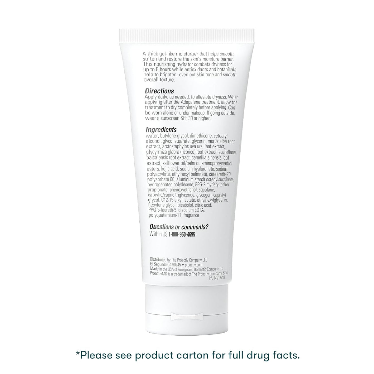 Proactiv MD Ultra-Hydrating Hyaluronic Acid Daily Face Moisturizer, Nourishing Hydrator with Skin Brightening Complex, 3 Fl Oz