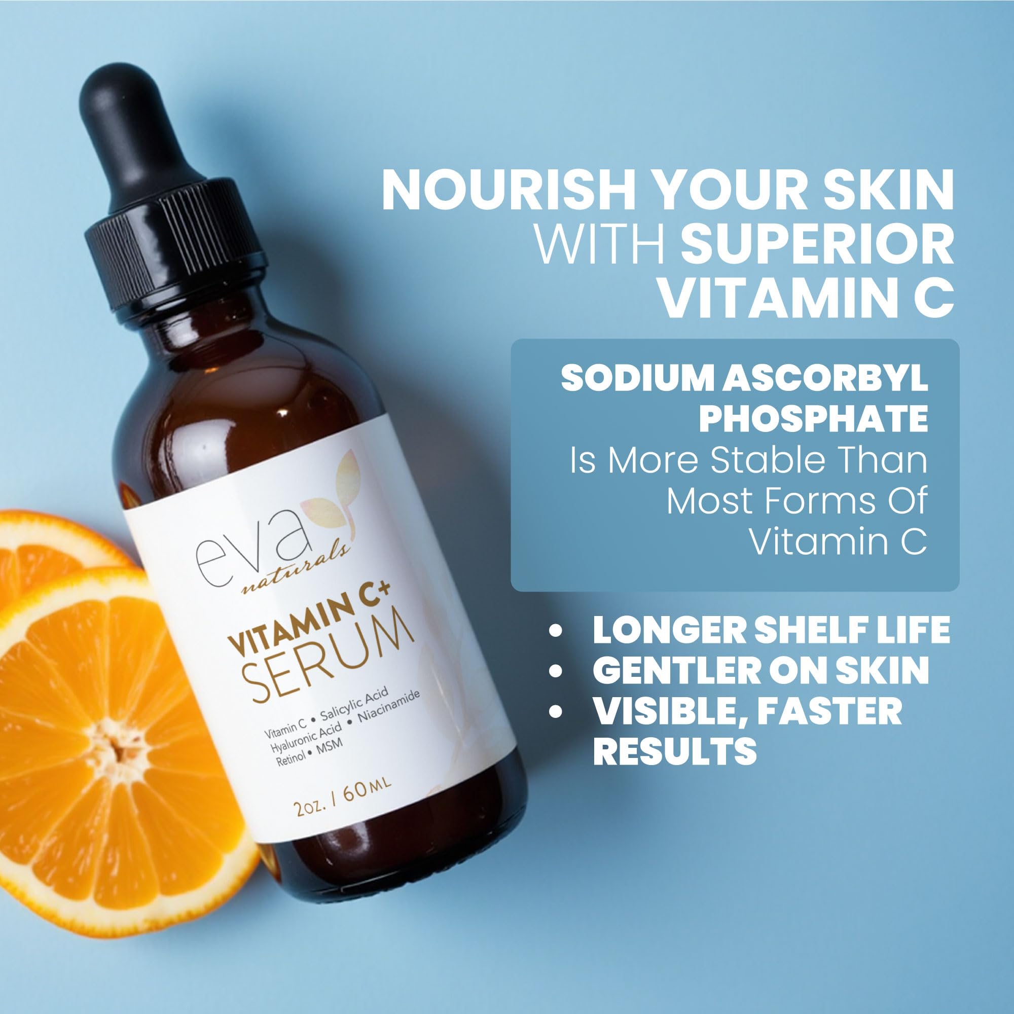 Vitamin C Serum for Face with Retinol (0.30%) & Salicylic 0.83% + Hyaluronic | Skin Refining Facial Serum for Uneven Tone, Texture & Hydration | Lightweight Daily Skincare for All Skin Types