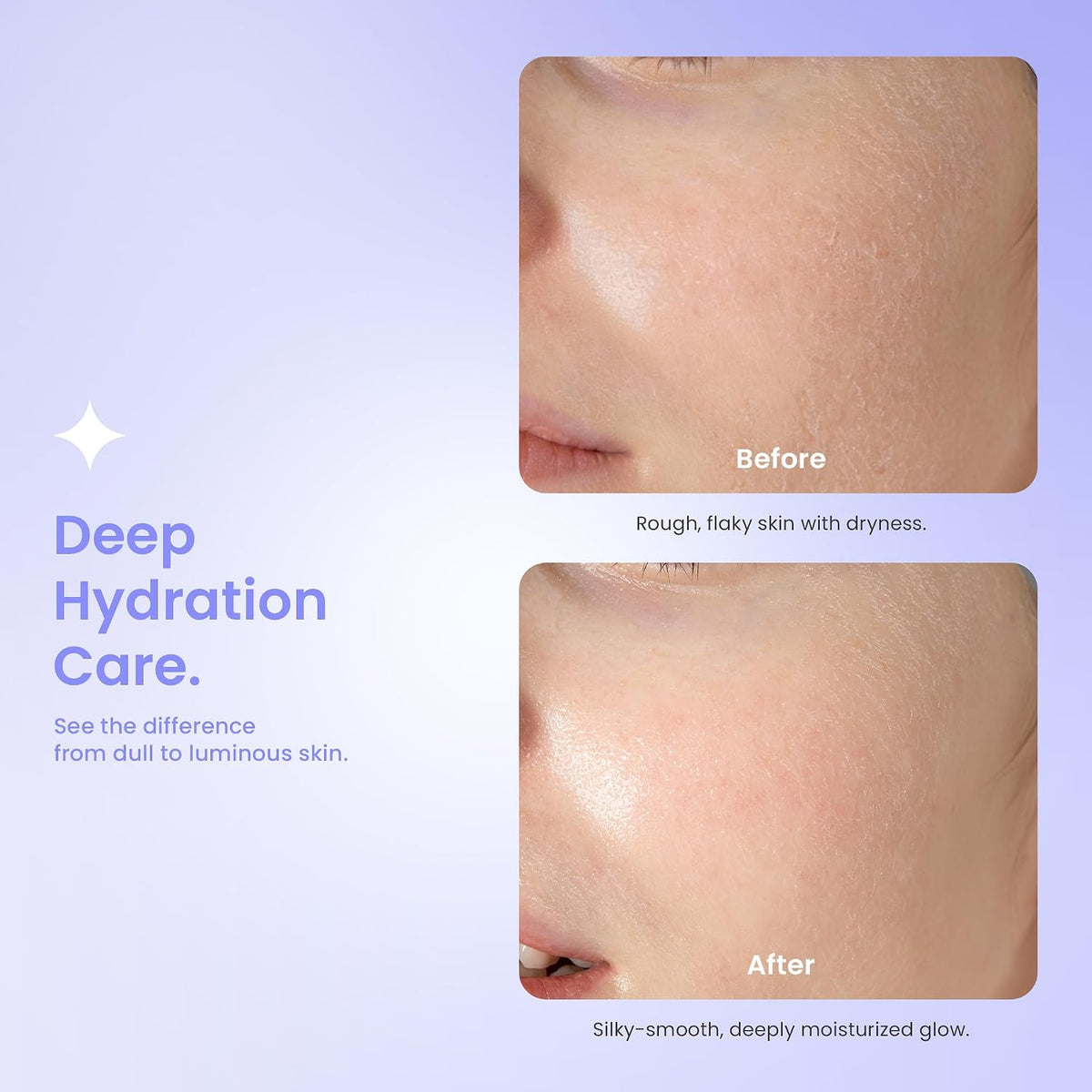 Glow Skin Trial Kit – Your Complete 3-Step Routine for Luminous, Hydrated Glass Skin | Hydro Cream + Primer Serum + Gold Flakes Mask Set