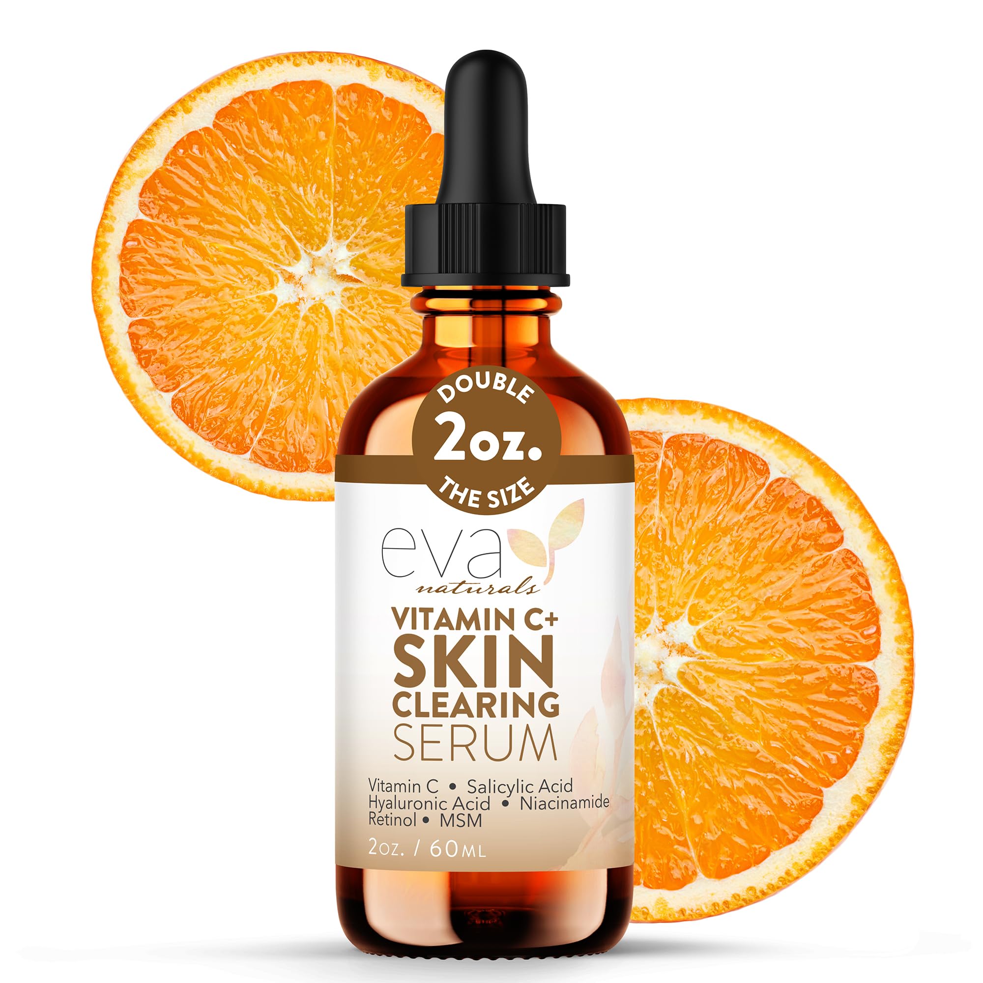 Vitamin C Serum for Face with Retinol (0.30%) & Salicylic 0.83% + Hyaluronic | Skin Refining Facial Serum for Uneven Tone, Texture & Hydration | Lightweight Daily Skincare for All Skin Types